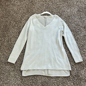 Merona | Cream V-Neck Tunic Sweater